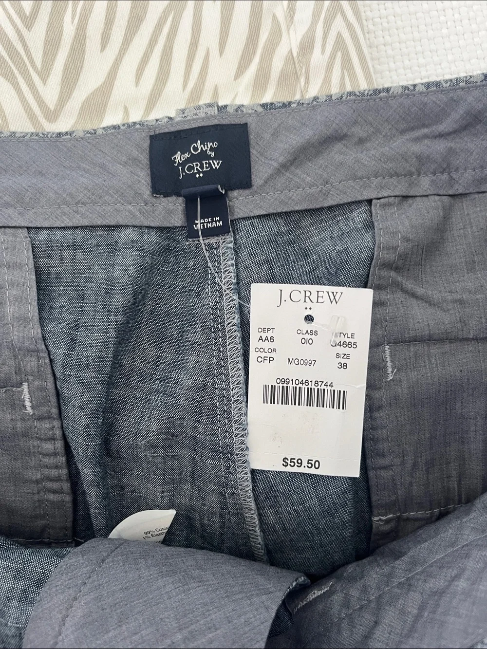 Men’s J. Crew Flex 9” Gramercy Shorts NWT Size 38W